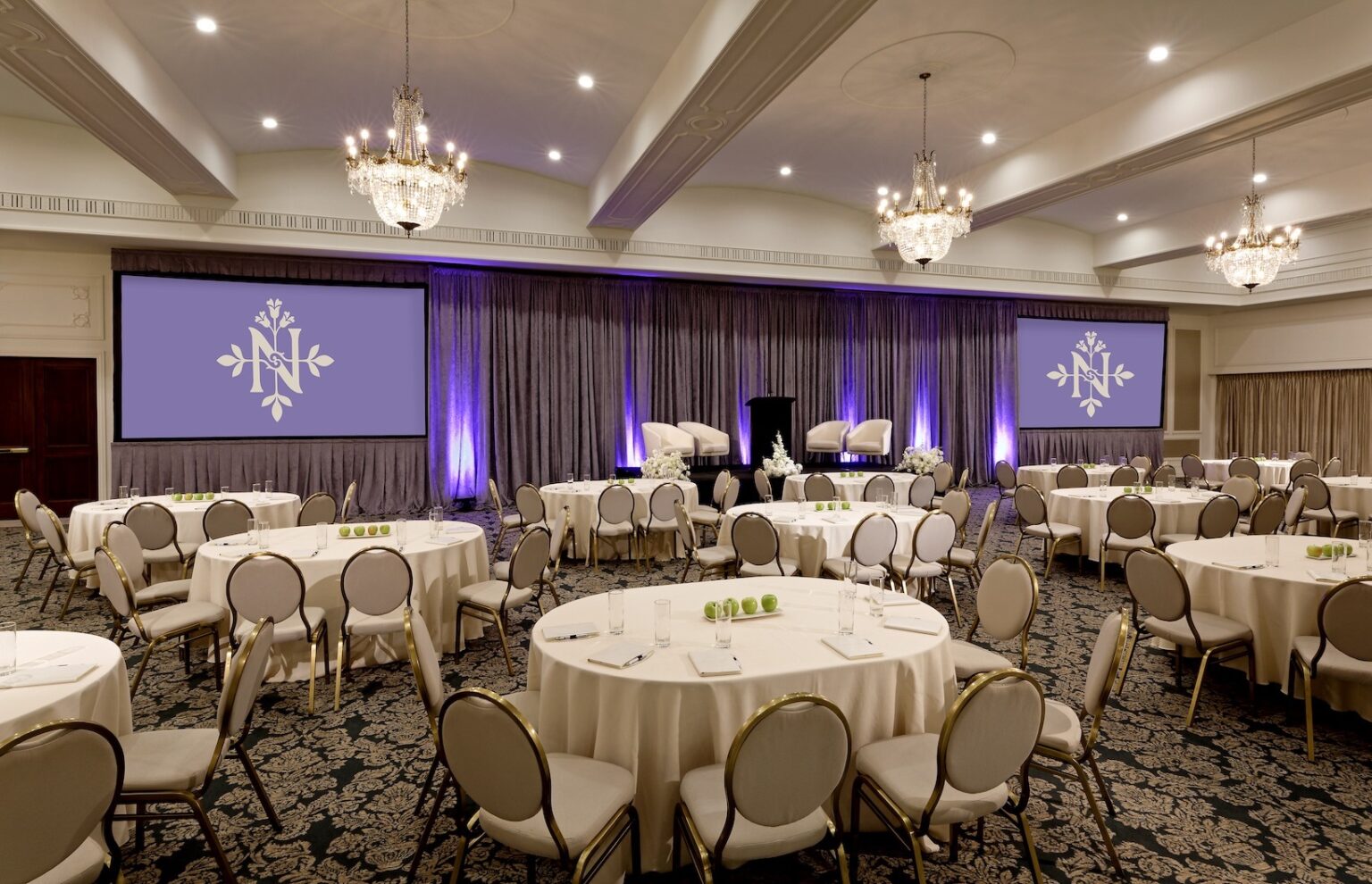 The Lord Nelson Hotel & Suites set for an event