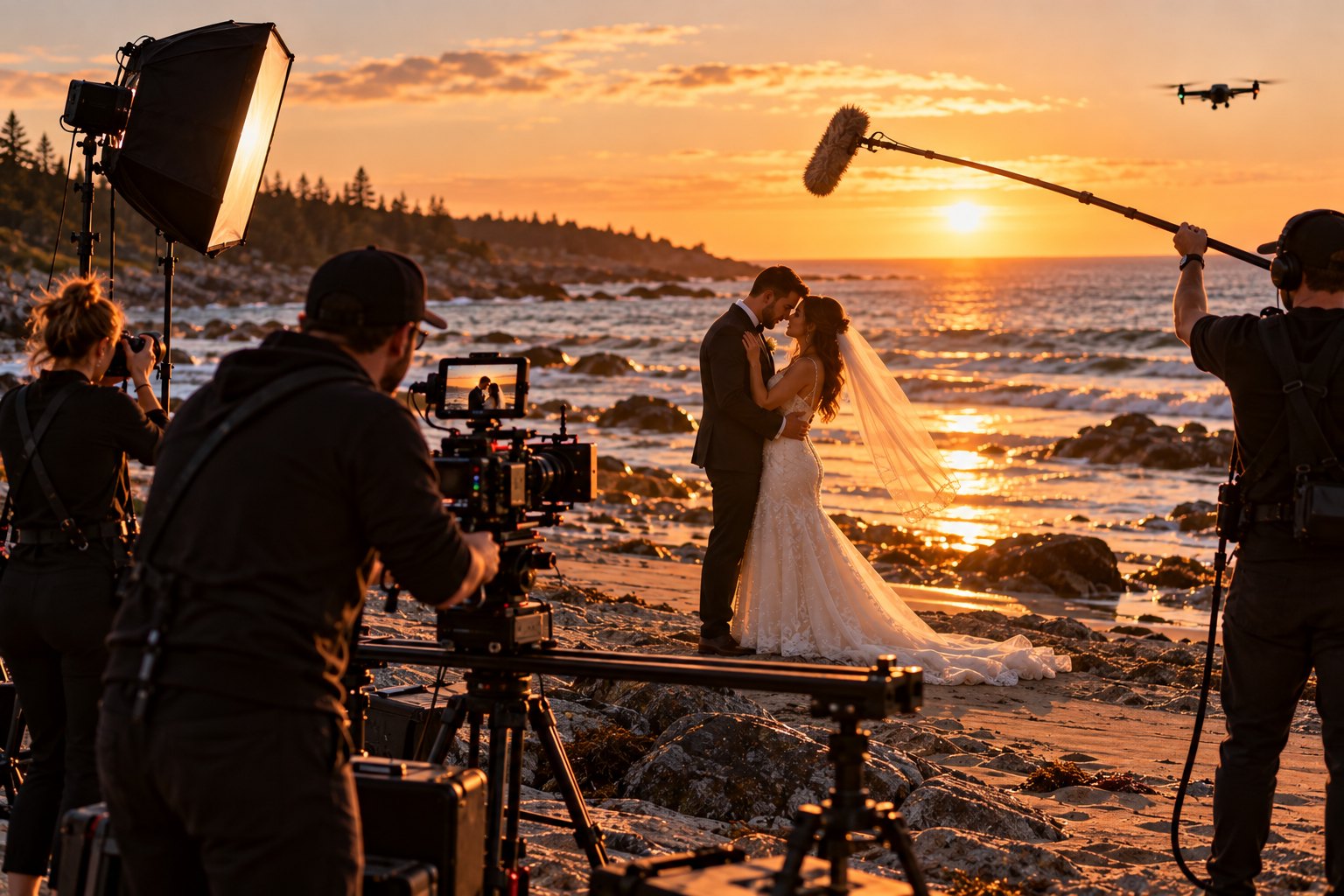 Photo + film production: wedding cinematic in Nova Scotia