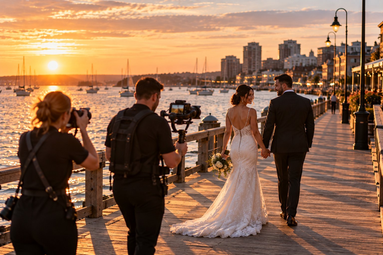 Photo + highlight film: wedding photo + video in Nova Scotia